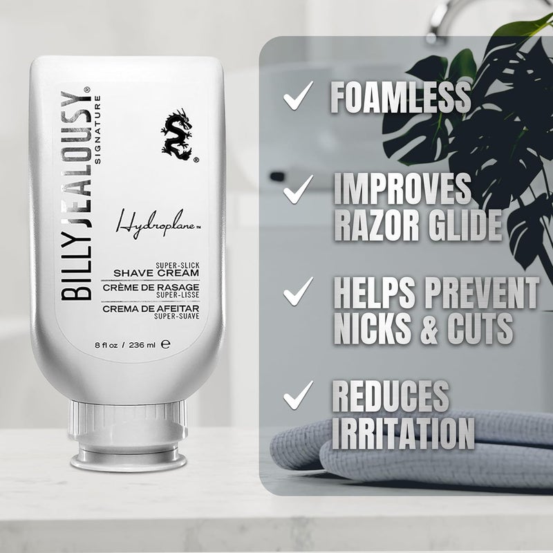 Billy Jealousy Hydroplane Super-Slick Shave Cream for Men - 8 oz - Image 3